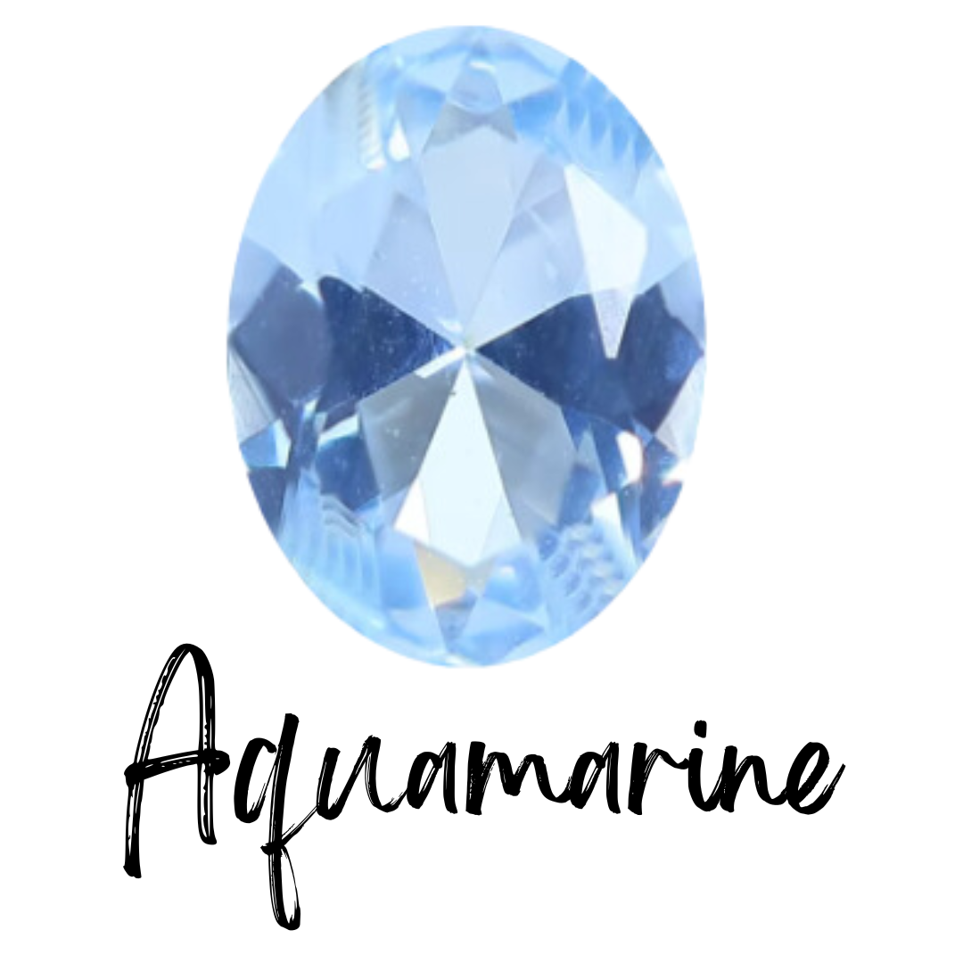 1.2CT Tanzanite, Aquamarine, Morganite or Topaz Oval Halo Ring